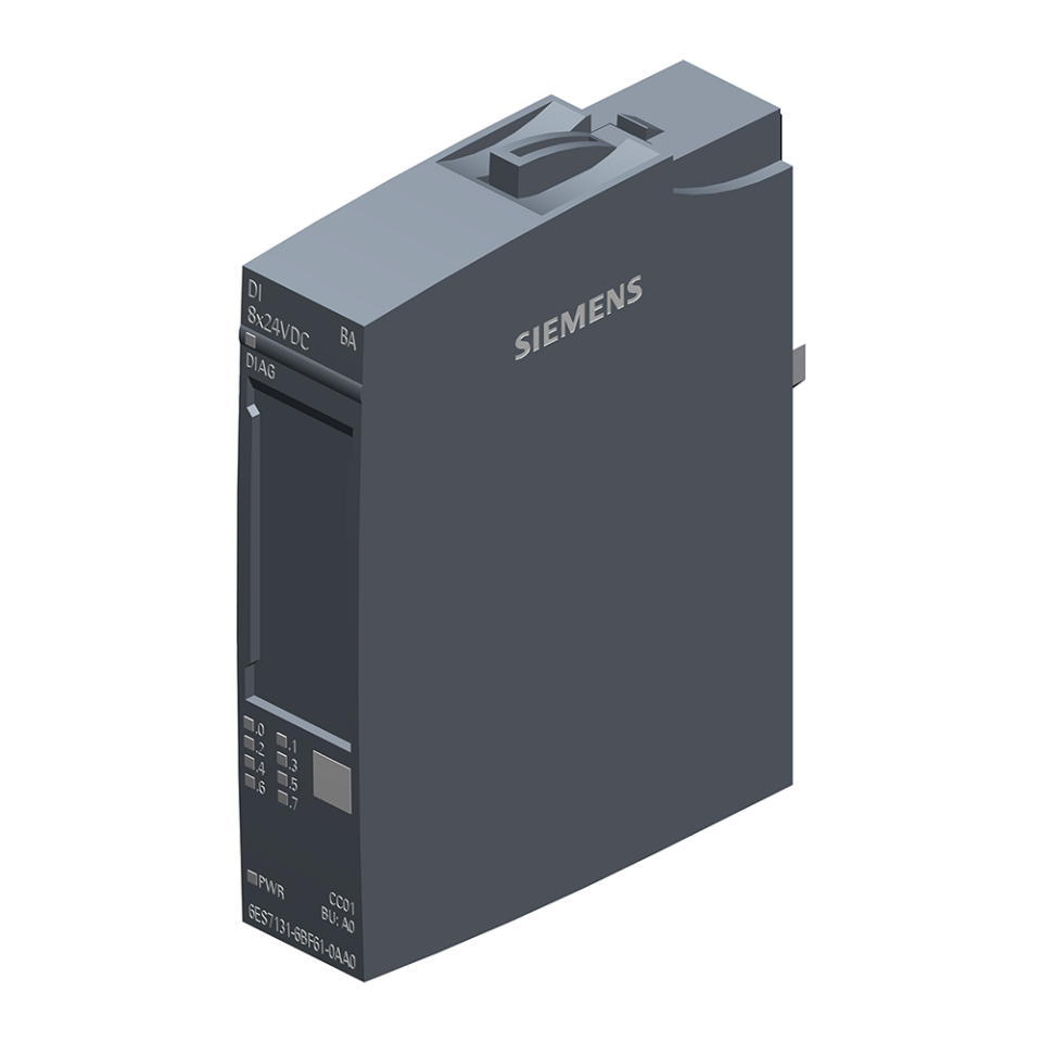Siemens 6ES7131-6BF61-0AA0 DI 8x 24V DC SRC BA ET-200SP