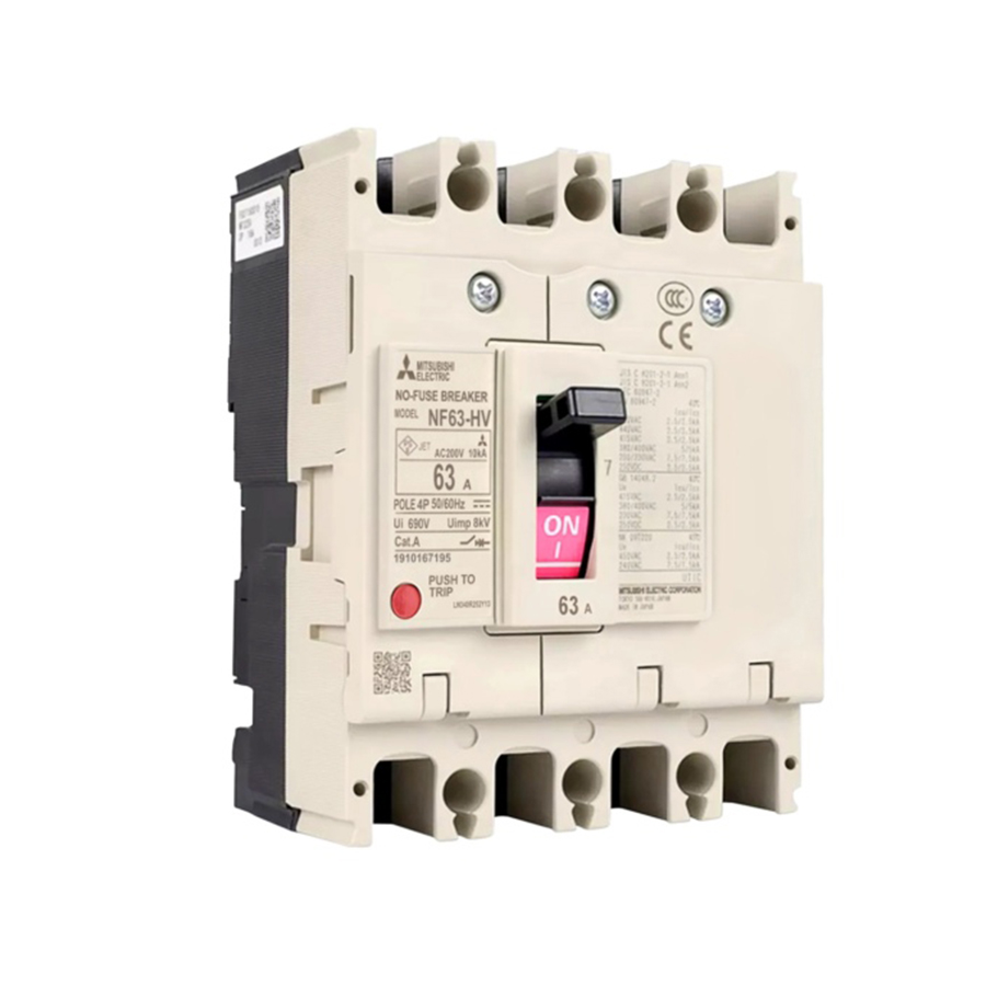 Mitsubishi NF63-HV 4P 10A LVS