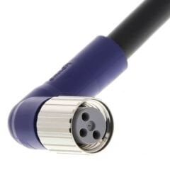 Omron XS3F-LM8PVC3A5M M8 Açılı Soketli Sensör Kablosu 5M