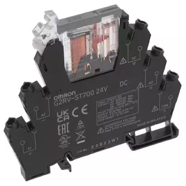 Omron G2RV-ST700 24V DC Slim Röle ve Soketi
