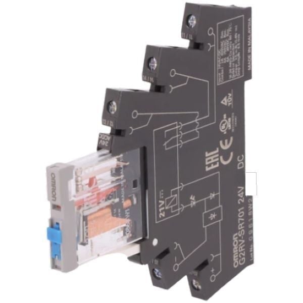 Omron G2RV-SR701 24V DC Slim Röle ve Soketi