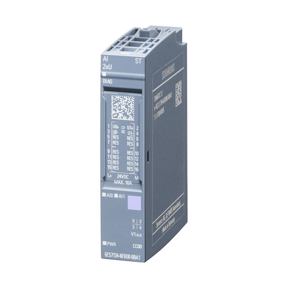 Siemens 6ES7134-6FB00-0BA1 AI 2xU Standard ET-200SP