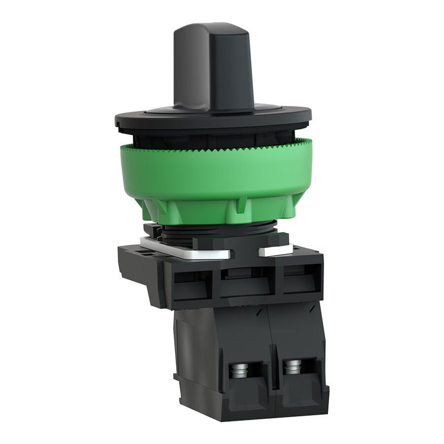 Schneider XB5FD33 Siyah mandal buton 1 NA+1NA Buton ve Akseuarları