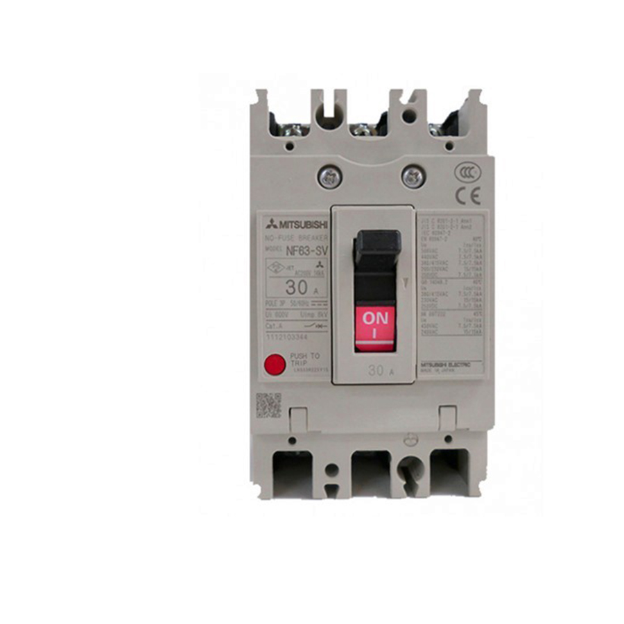 Mitsubishi NF63-SV 3P 6A LVS