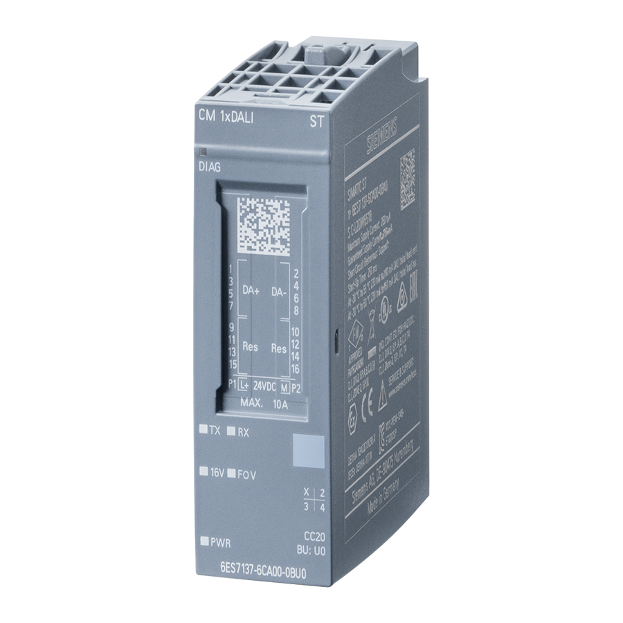 Siemens 6ES7137-6CA00-0BU0 CM 1x DALI, DALI ET-200SP