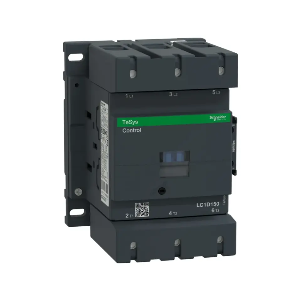 Schneider Electric LC1D150B7, TeSys Deca, 150 Amper, 75 kW, 3 Kutuplu, Kontaktör, 24 Volt AC, 1NA+1NK