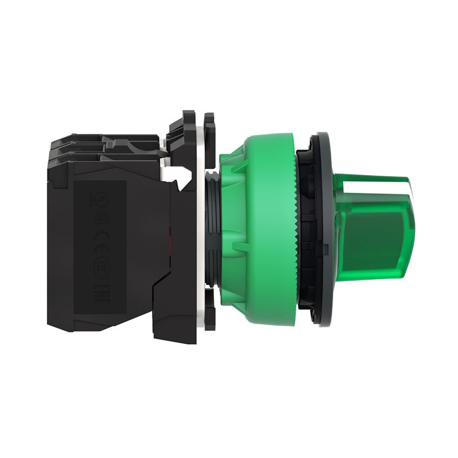 Schneider XB5FK123B5 Işıklı, mandal buton LED 24 VAC /DC Kırmızı 1NA+1NK Buton ve Akseuarları