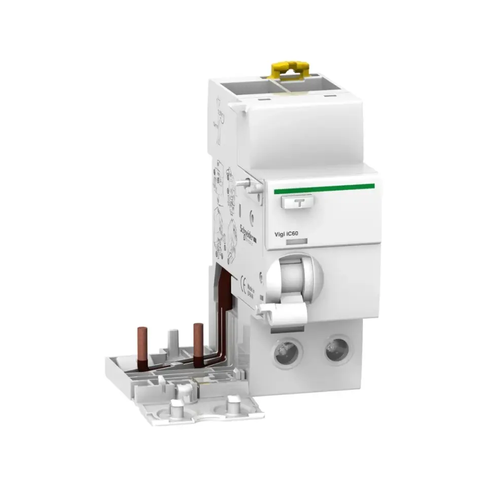 Schneider Electric A9V61263, Acti 9 Vigi iC60, 63 Amper, 30mA, A-SI Tip, Kaçak Akım Koruma Modülü, 2 Kutuplu