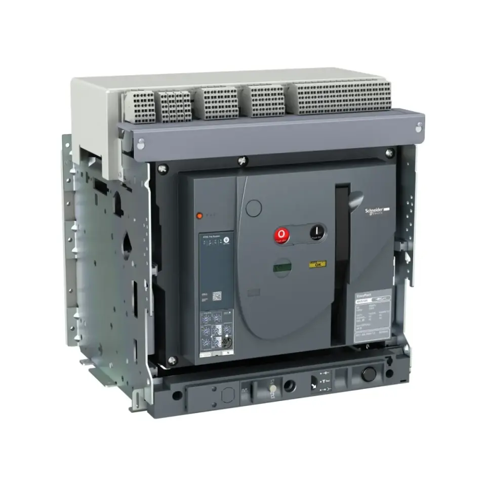 Schneider Electric MVS10H3NW5L, EasyPact MVS, 400-1000 Amper, 3 Kutuplu, 65 kA, Motorlu Çekmeceli Açık Tip Güç Şalteri, ET5S
