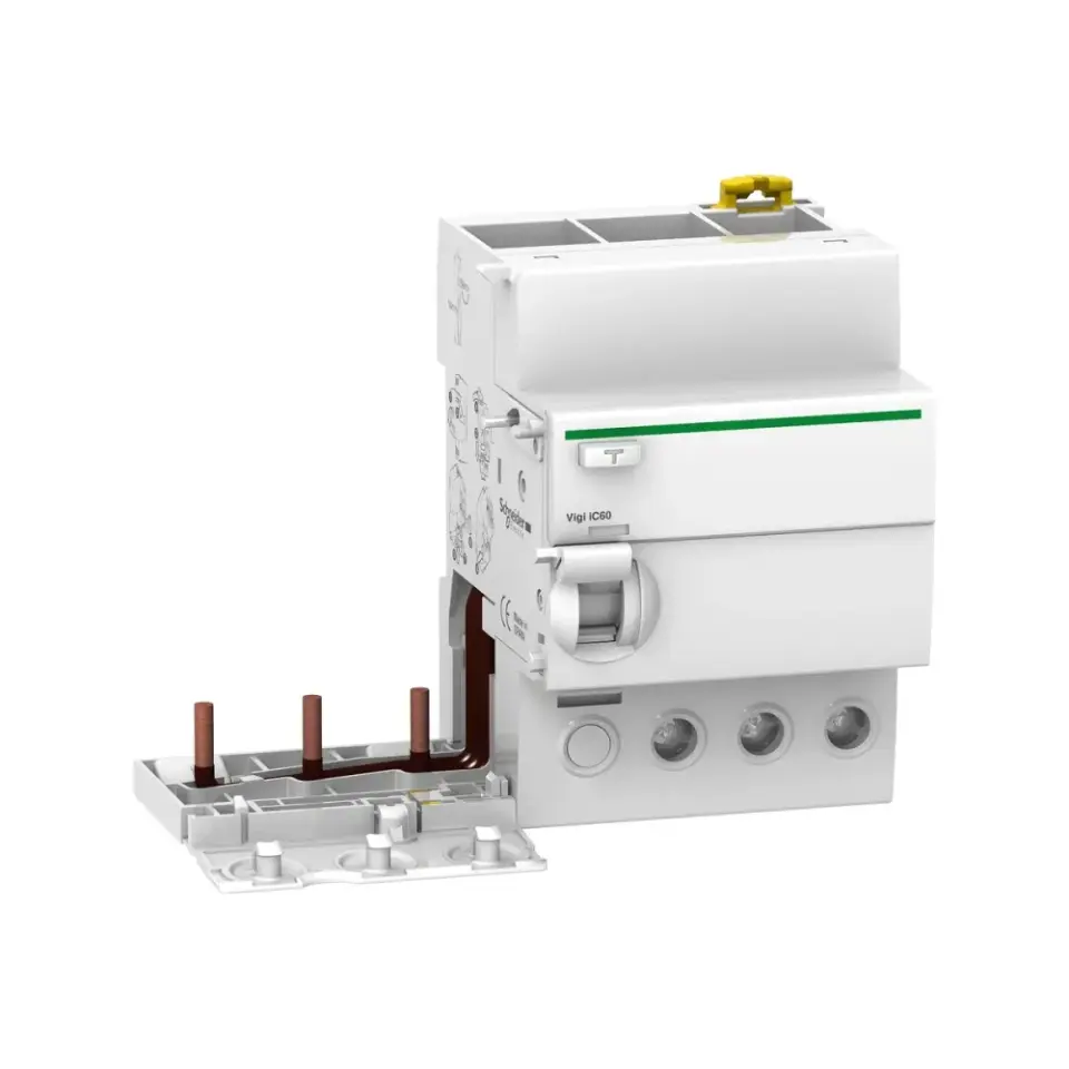 Schneider Electric A9V61363, Acti 9 Vigi iC60, 63 Amper, 30mA, A-SI Tip, Kaçak Akım Koruma Modülü, 3 Kutuplu