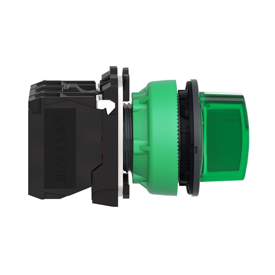 Schneider XB5FK133B5 Işıklı, mandal buton LED 24 VAC /DC Kırmızı 1NA+1NK Buton ve Akseuarları