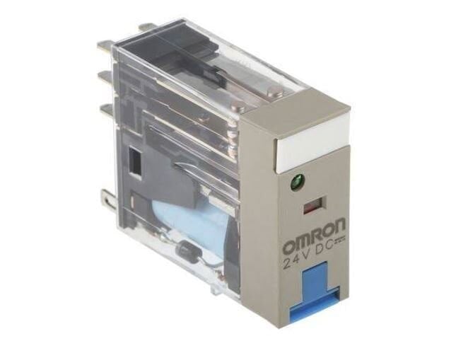 Omron G2R-2-SN 24V DC 5A 2 Kontak Ledli Röle