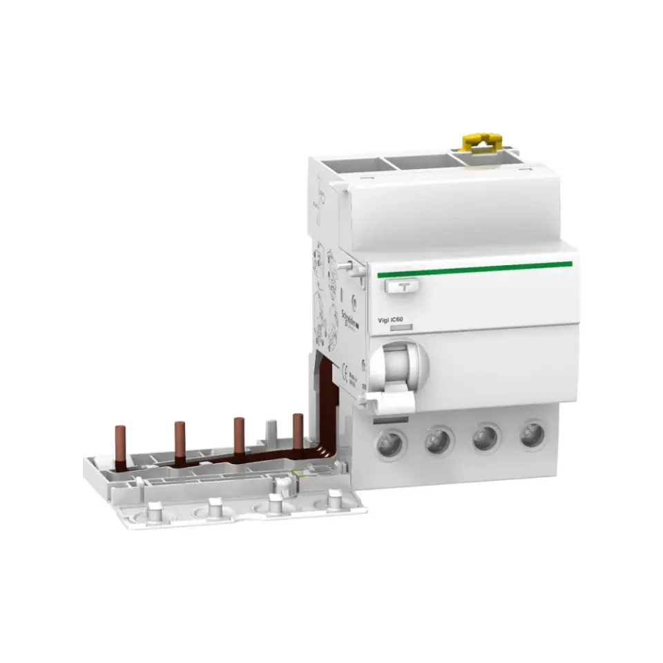 Schneider Electric A9V61463, Acti 9 Vigi iC60, 63 Amper, 30mA, A-SI Tip, Kaçak Akım Koruma Modülü, 4 Kutuplu