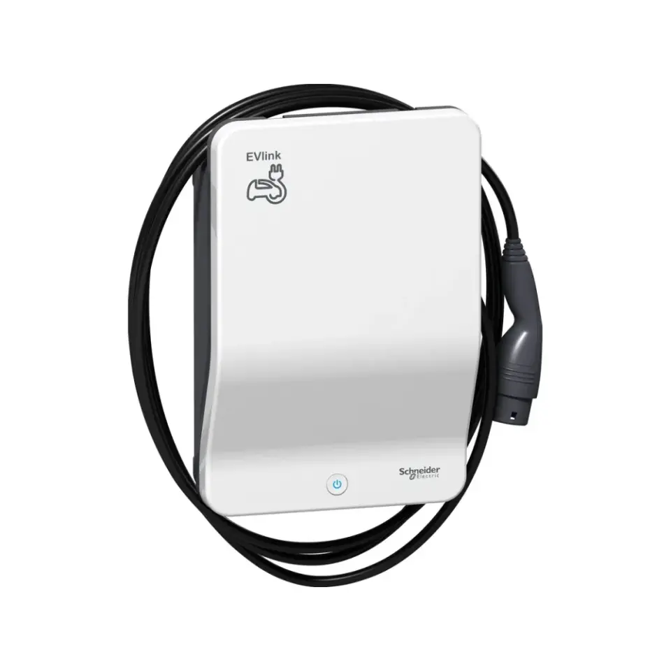 Schneider Electric EVH2S22P0CK, EVlink Wallbox, 22.1 kW, Trifaze, 4 Metre T2 Kablolu, Elektrikli Araç Şarj İstasyonu