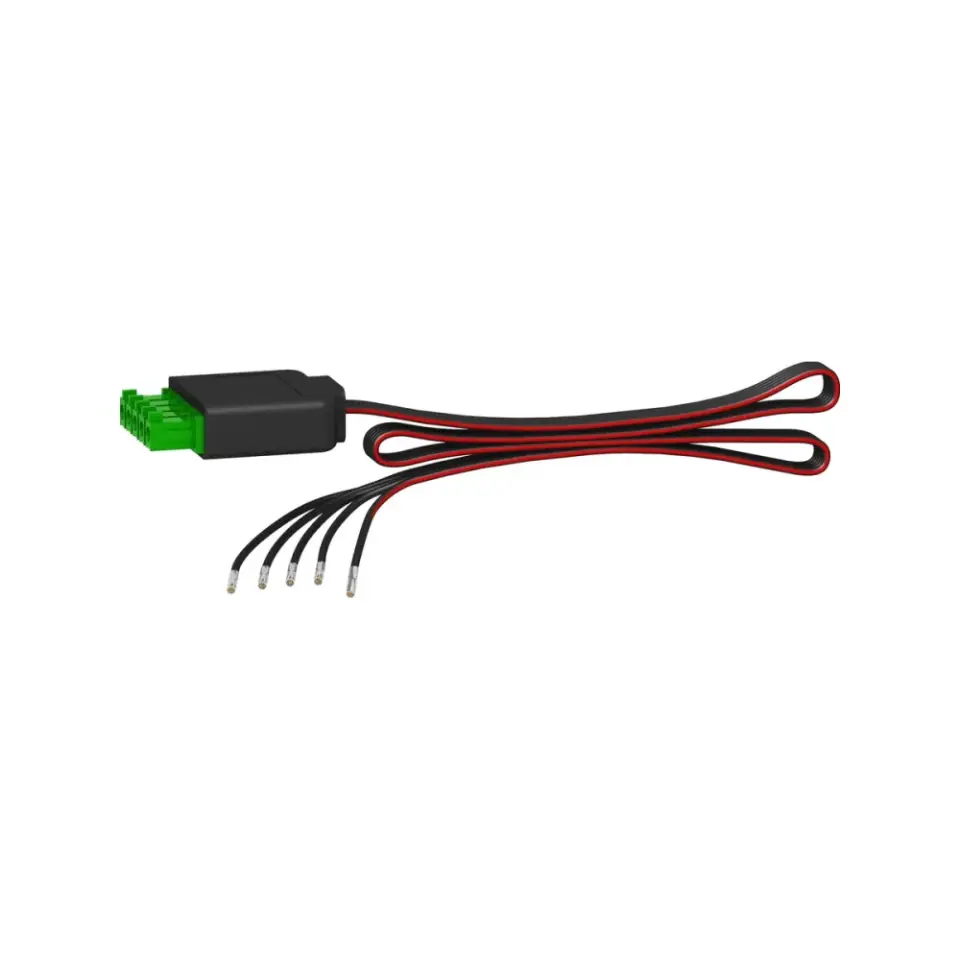 Schneider Electric A9XCAC01, Acti9 iCT, Tek Uçlu Prefabrike Kablo, 5 Telli, 400mm