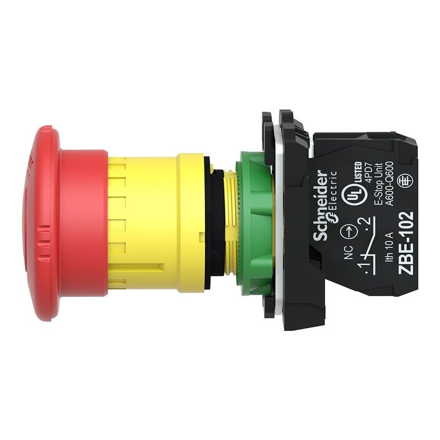 Schneider XB5AS8442 EMERGENCY STOP Buton ve Akseuarları