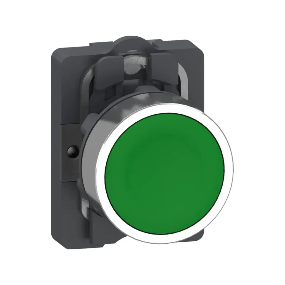 Schneider Electric XA2AH031, Harmony Stil 2, Yeşil, Kalıcı Buton, 1NA, 22mm