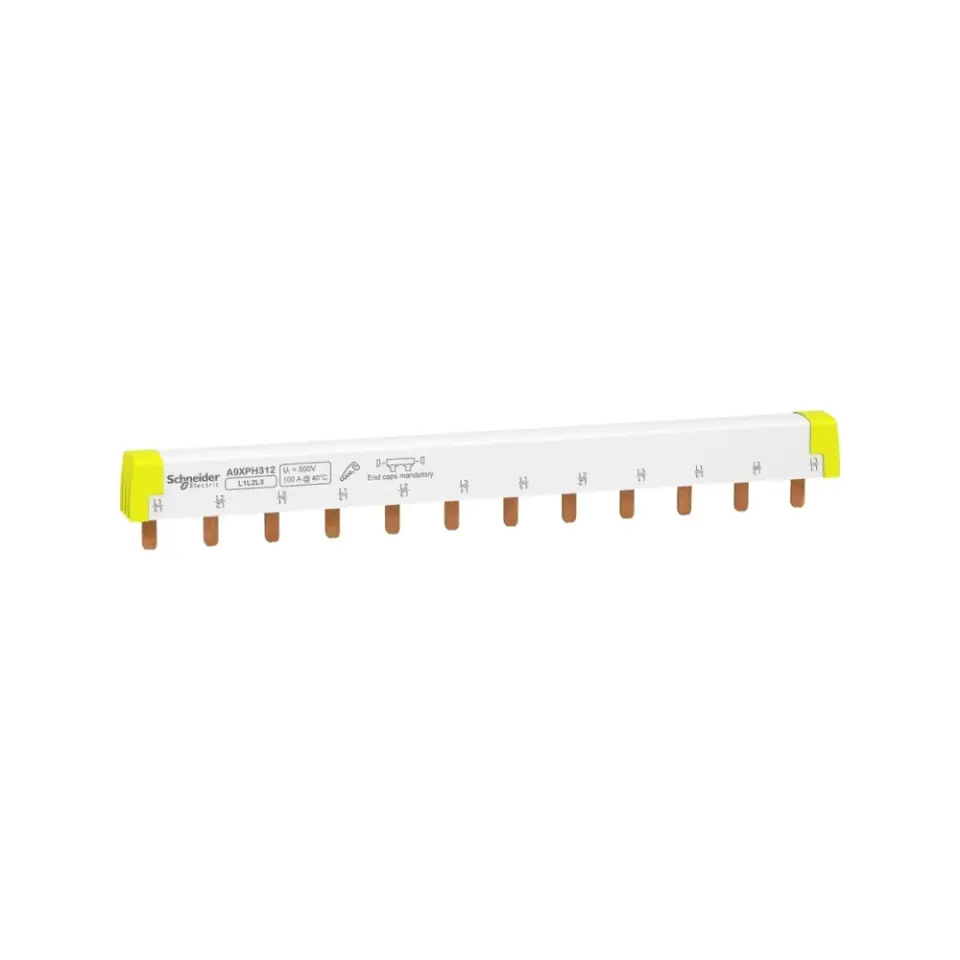 Schneider Electric A9XPH312, Acti 9, 100 Amper, 3 Kutuplu, 12 Modül, Tarak Otomat Barası