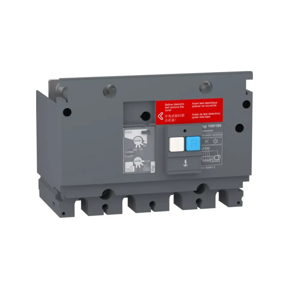 Schneider Electric LV529489, VigiPact, CVS100-160 4 Kutuplu Kompakt Şalterler için Toprak Kaçağı Koruma Modülü, 30mA-10A