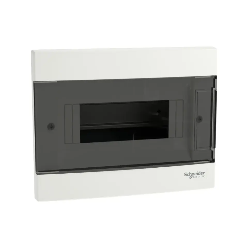 Schneider Electric EZ9EUE108, Easy 9, 8 Modül, Şeffaf Kapaklı, Halojen Free, Sıvaaltı Sigorta Kutusu, 22x17x10cm