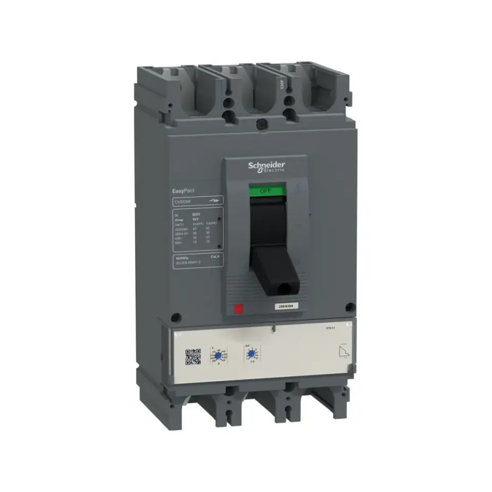Schneider Electric LV563505, EasyPact CVS, 325-630 Amper, 3 Kutuplu, 36 kA, Kompakt Şalter, CVS630F, ETS630