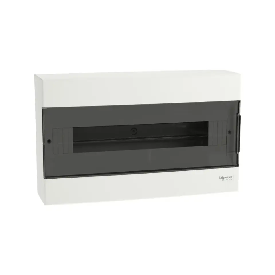 Schneider Electric EZ9EUG118, Easy 9, 18 Modül, Şeffaf Kapaklı, Halojen Free, Sıvaüstü Sigorta Kutusu, 37x23x11cm