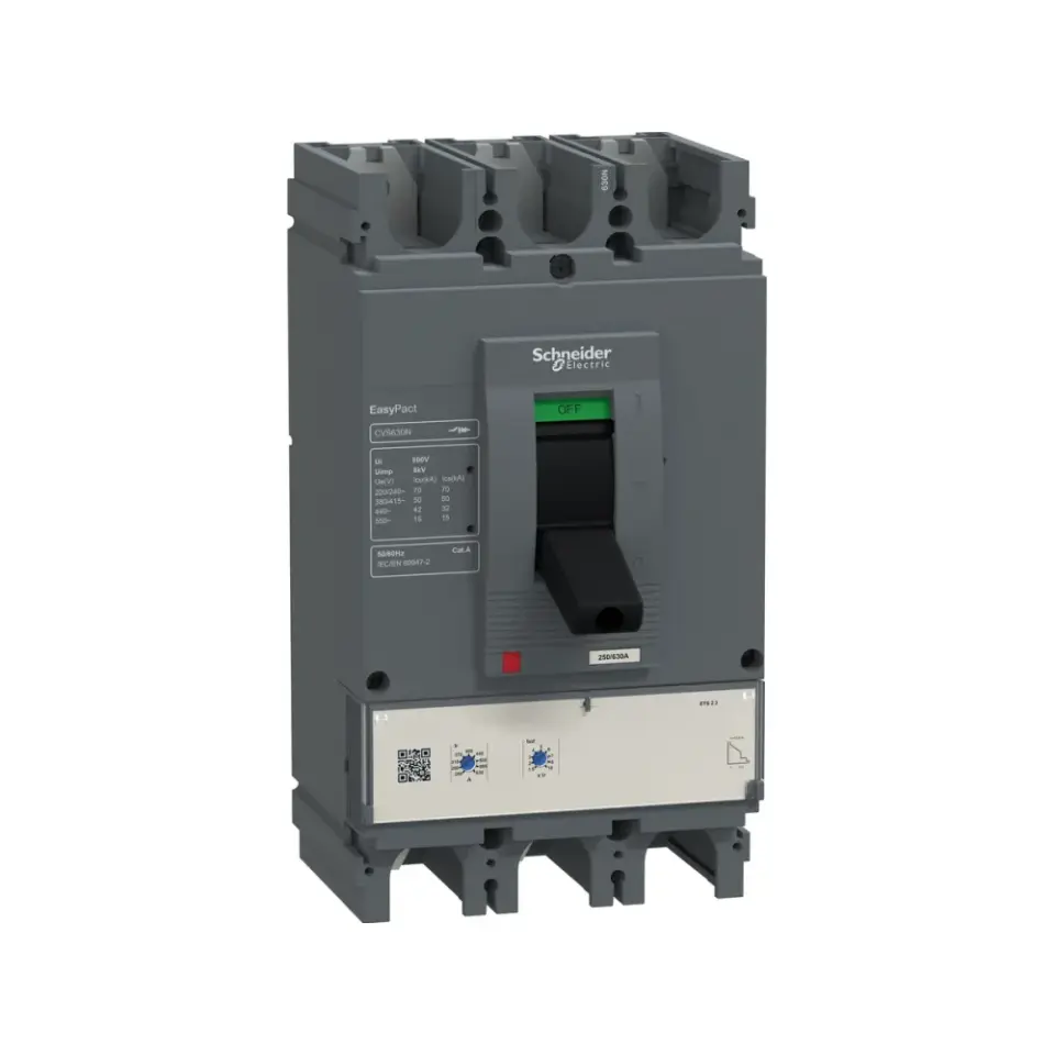 Schneider Electric LV563510, EasyPact CVS, 325-630 Amper, 3 Kutuplu, 50 kA, Kompakt Şalter, CVS630N, ETS630