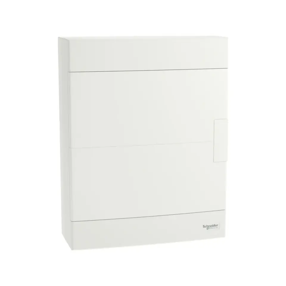 Schneider Electric EZ9EUH212, Easy 9, 24 Modül, 2 Sıralı, Beyaz Opak Kapaklı, Halojen Free, Sıvaüstü Sigorta Kutusu, 26x33x11cm
