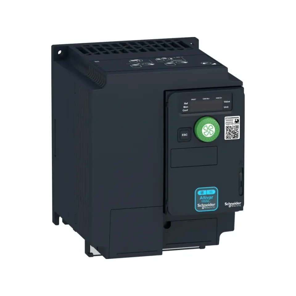 Schneider Electric ATH230U22N4, Altivar HVAC ATH230, 2.2 kW, 5.5 Amper, HVAC Hız Kontrol Cihazı, Trifaze 380-500 Volt AC