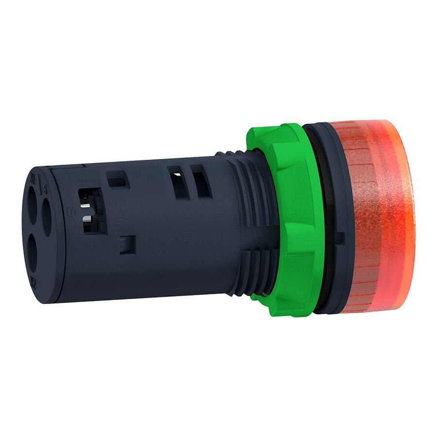 Schneider XB5KS2M4 90 db ışıklı buzzer 230V AC/DC Kırmızı Buton ve Akseuarları