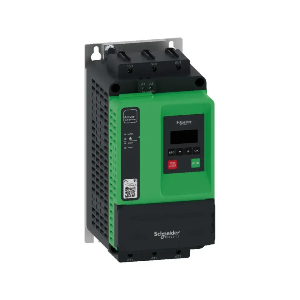 Schneider Electric ATS430D17S6, Altistart 430, 7,5 kW, 17 Amper, Yumuşak Yolverici(SoftStarter), 208-600 Volt AC
