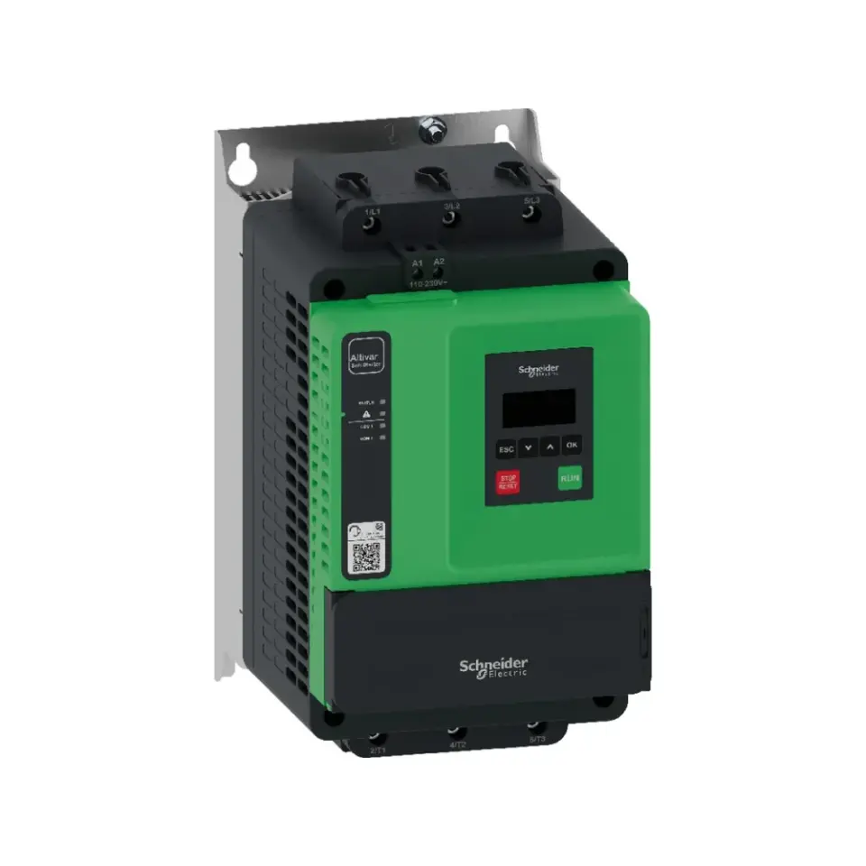 Schneider Electric ATS430D62S6, Altistart 430, 30 kW, 62 Amper, Yumuşak Yolverici(SoftStarter), 208-600 Volt AC