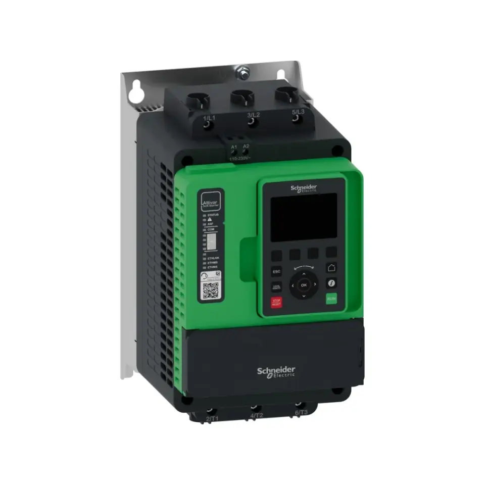Schneider Electric ATS490C11Y, Altistart 490, 55 kW, 110 Amper, Yumuşak Yolverici(SoftStarter), 208-690 Volt AC