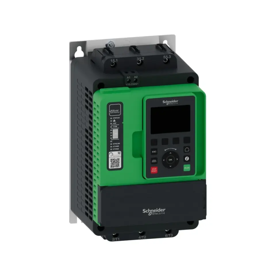 Schneider Electric ATS490D17Y, Altistart 490, 7,5 kW, 17 Amper, Yumuşak Yolverici(SoftStarter), 208-690 Volt AC