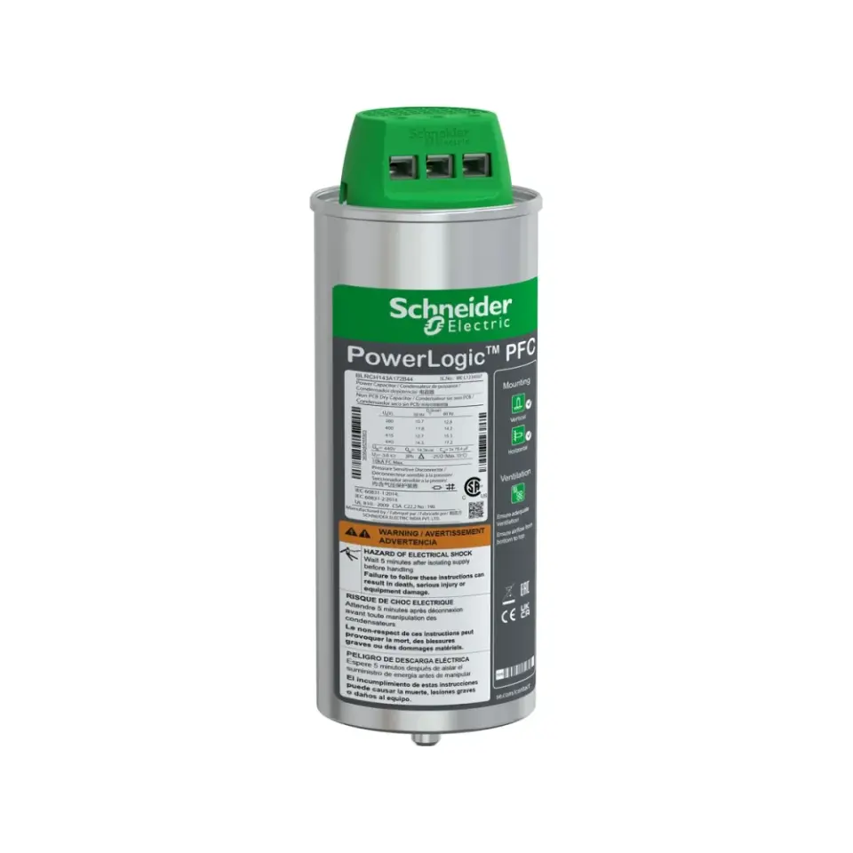 Schneider Electric BLRCH143A172B44, PowerLogic VarPlusCan, 14.3 kVAR, 440 Volt, Trifaze, Ağır Yük Kondansatörü