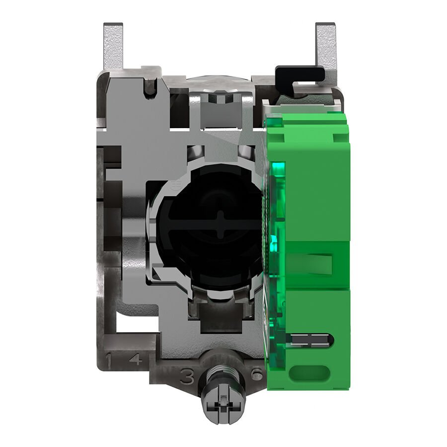 Schneider ZB4RTA3 Yeşil Buton ve Akseuarları
