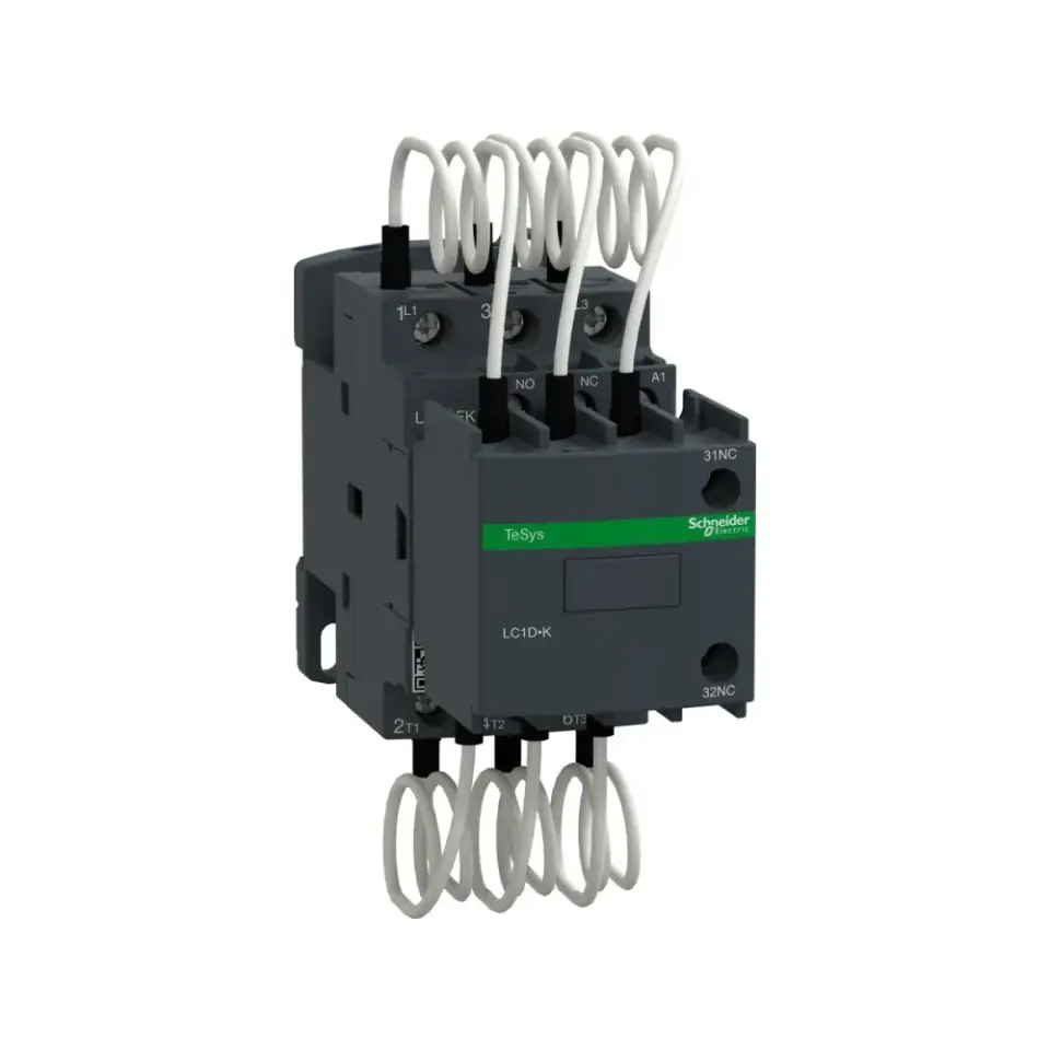Schneider Electric LC1DFKB7, TeSys Deca, 12.5 kVar, Kompanzasyon Kontaktörü, 24 Volt AC, 1NA+1NK