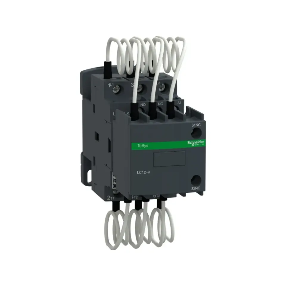 Schneider Electric LC1DLKM7, TeSys Deca, 20 kVar, Kompanzasyon Kontaktörü, 220 Volt AC, 1NA+1NK