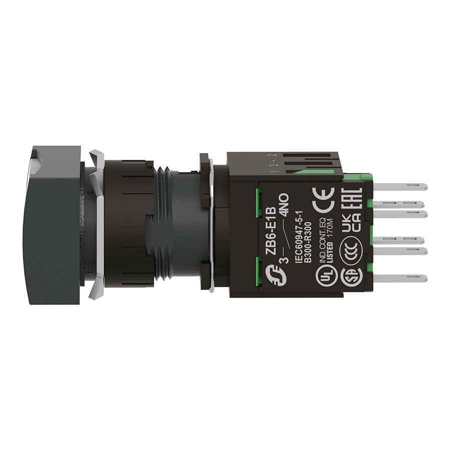 Schneider XB6DW1B1B RECT.ILL.PUSH-B-WHITE NO Buton ve Akseuarları
