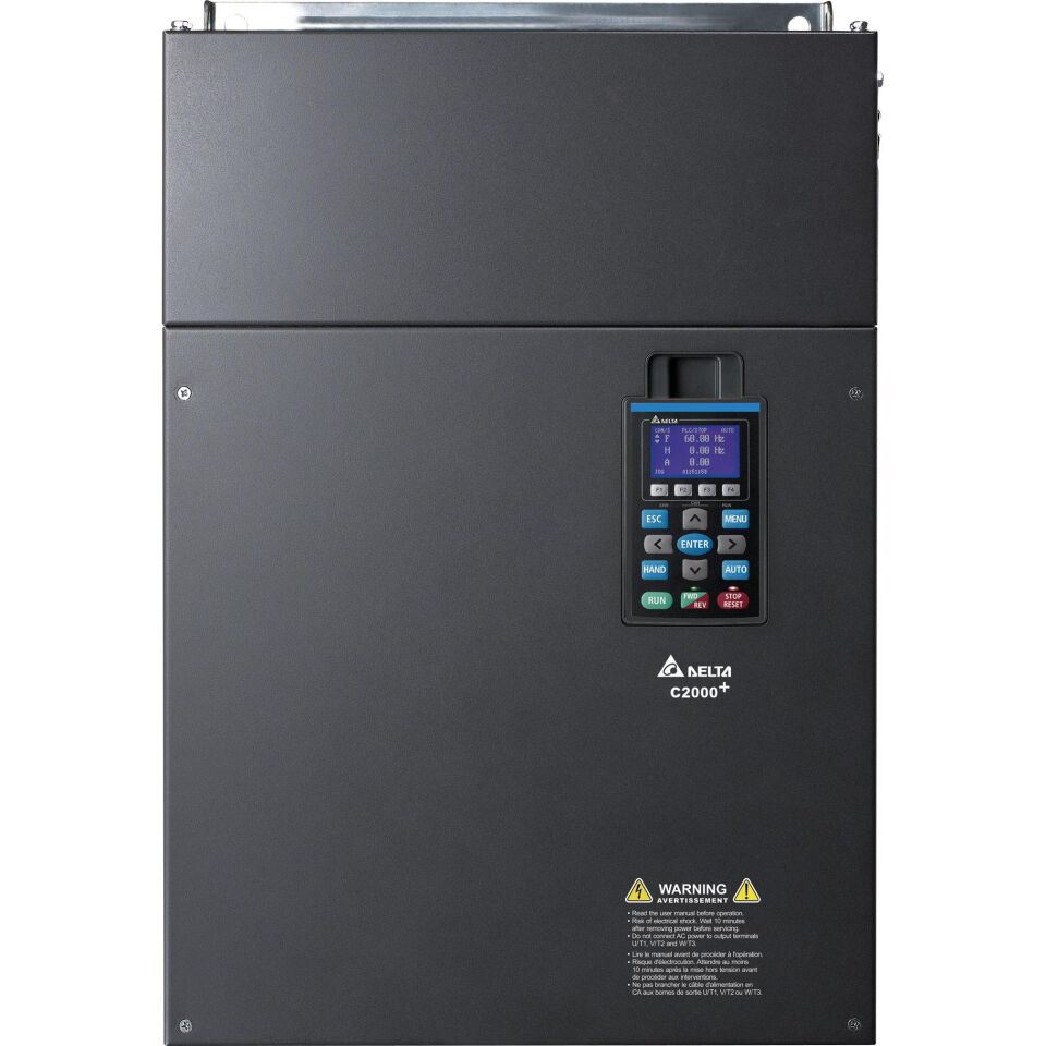 Delta VFD900CP43A-00 VFD-CP2000, 125HP 460V, 3PHASE I