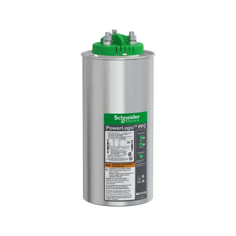 Schneider Electric BLRCH500A000B44, PowerLogic VarPlusCan, 50 kVAR, 440 Volt, Trifaze, Ağır Yük Kondansatörü