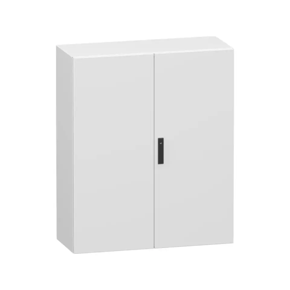 Schneider Electric NSYCRN1210400D, PanelSeT CRN, 1200x1000x400mm, Çift Kapılı Duvar Tipi Metal Pano, IP55, Montaj Plakasız