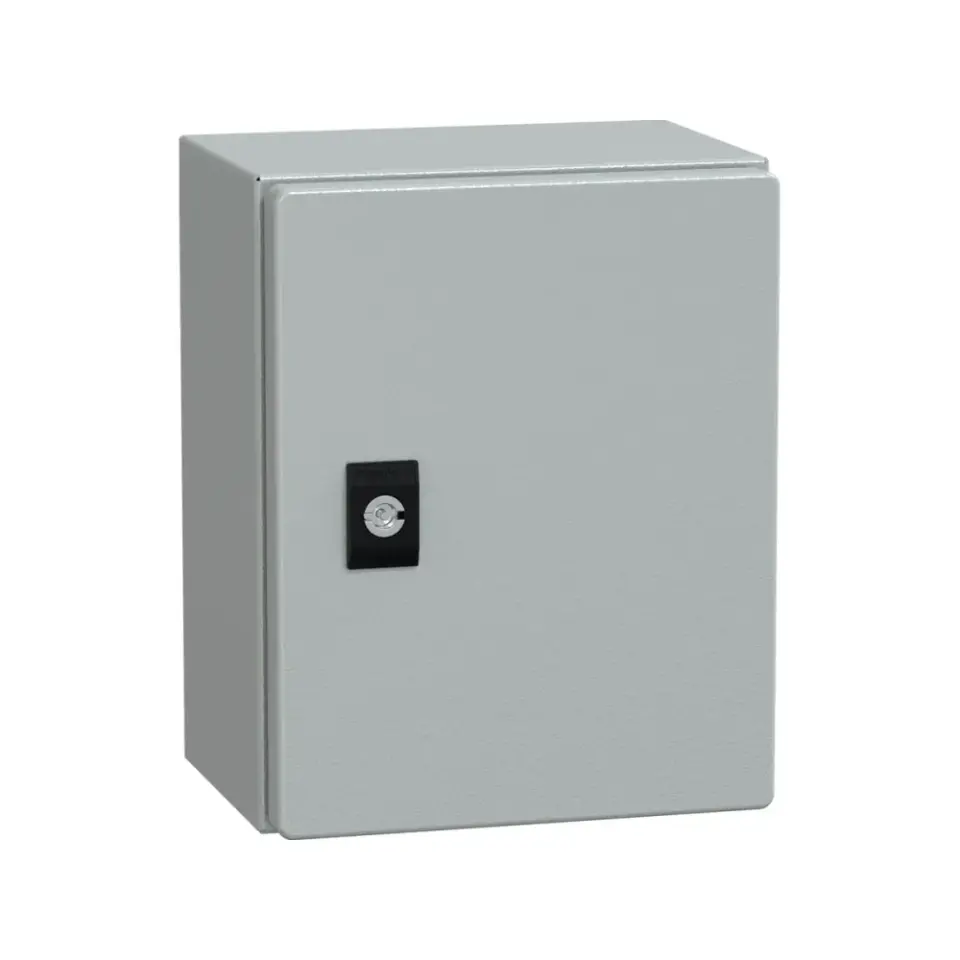Schneider Electric NSYCRN252150, PanelSeT CRN, 250x200x150mm, Düz Kapılı Duvar Tipi Metal Pano, IP66, Montaj Plakasız