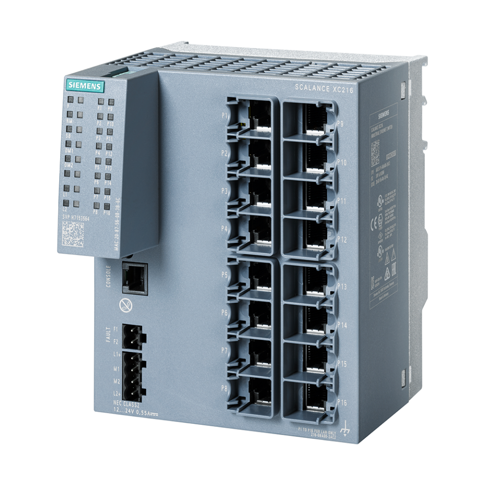 Siemens 6GK5216-0BA00-2AC2 SCALANCE XC216 Scalance / Haberleşme Sistemleri