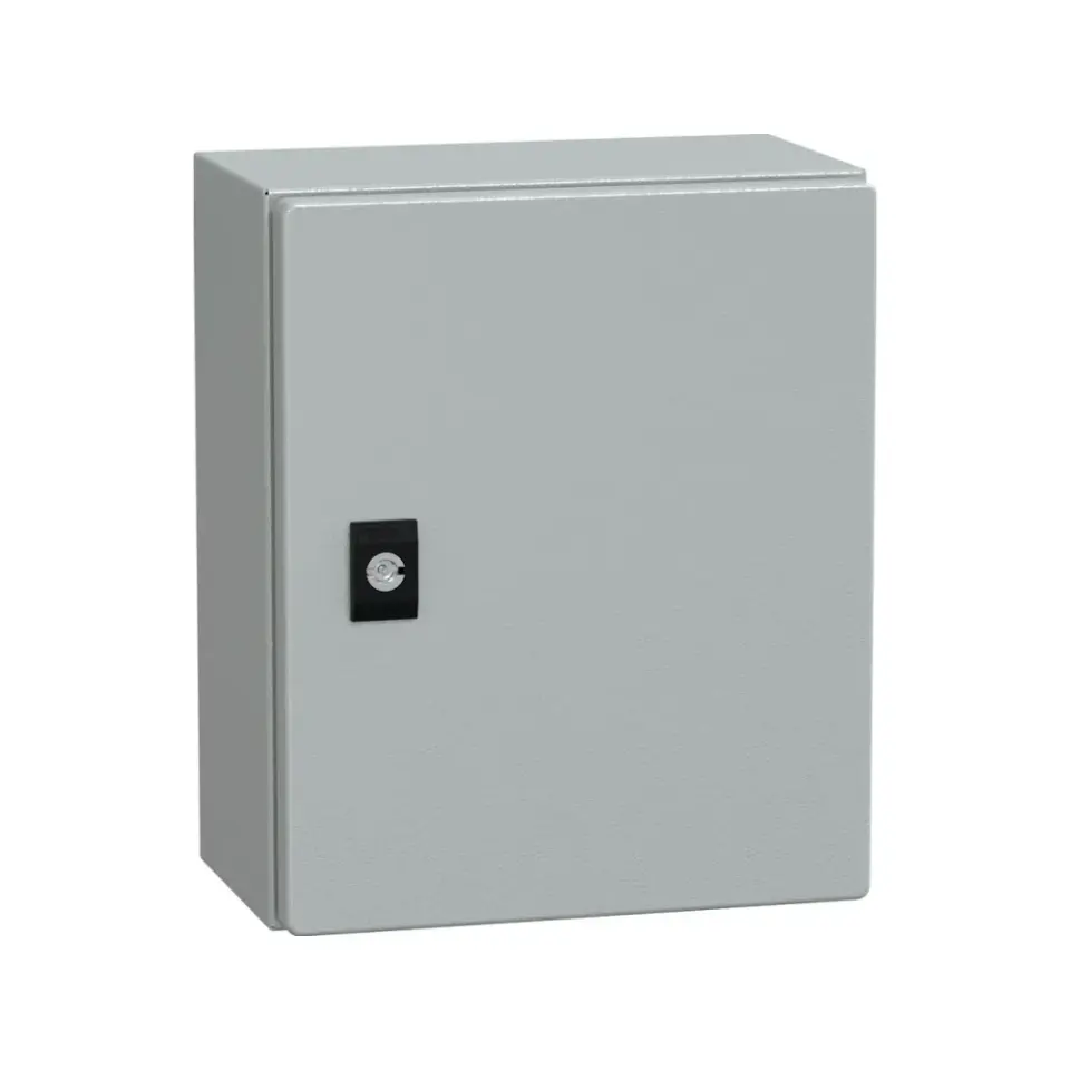 Schneider Electric NSYCRN325150, PanelSeT CRN, 300x250x150mm, Düz Kapılı Duvar Tipi Metal Pano, IP66, Montaj Plakasız