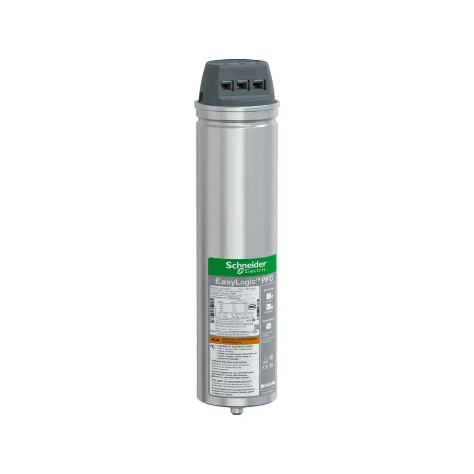 Schneider Electric BLRCS125A150B48, EasyLogic EasyCan, 12.5 kVAR, 480 Volt, Trifaze, Standart Yük Kondansatörü