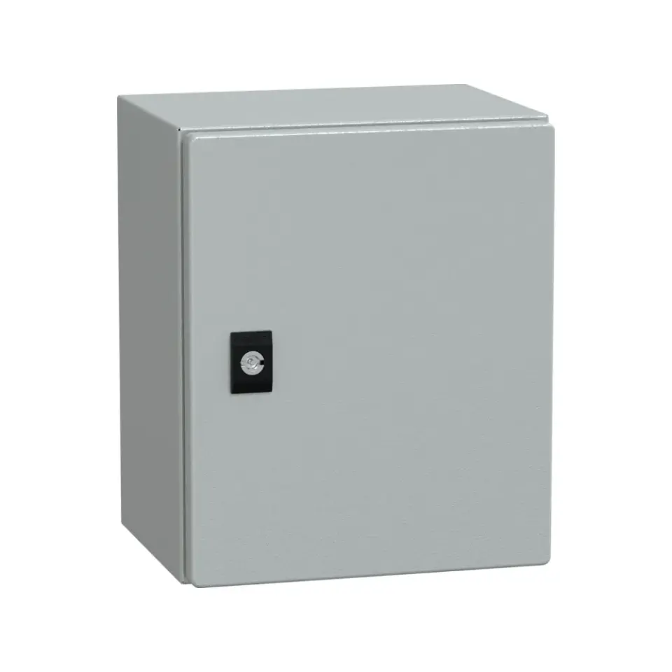 Schneider Electric NSYCRN325200, PanelSeT CRN, 300x250x200mm, Düz Kapılı Duvar Tipi Metal Pano, IP66, Montaj Plakasız