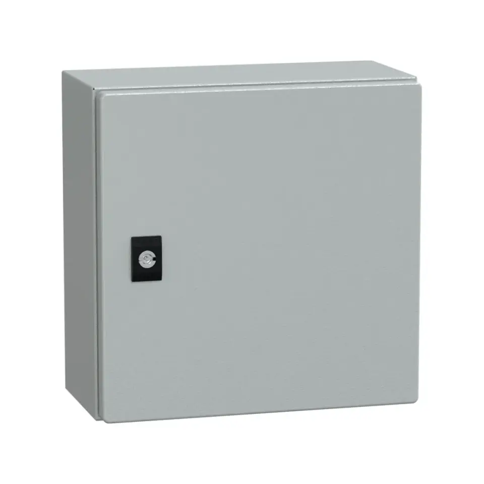 Schneider Electric NSYCRN33150, PanelSeT CRN, 300x300x150mm, Düz Kapılı Duvar Tipi Metal Pano, IP66, Montaj Plakasız