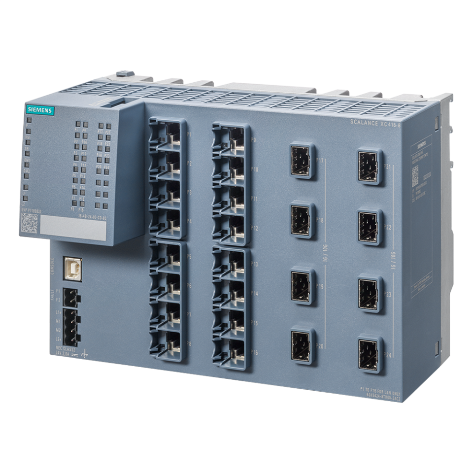 Siemens 6GK5424-8TR00-2AC2 SCALANCE XC416-8 Scalance / Haberleşme Sistemleri