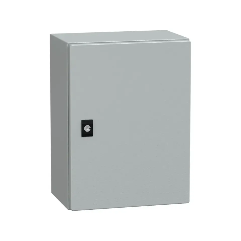 Schneider Electric NSYCRN43200, PanelSeT CRN, 400x300x200mm, Düz Kapılı Duvar Tipi Metal Pano, IP66, Montaj Plakasız